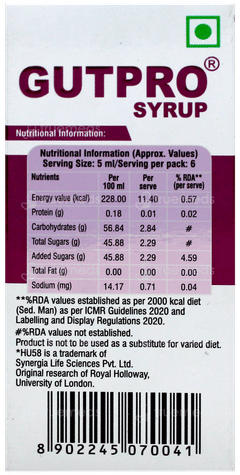 Gutpro Syrup 30Ml
